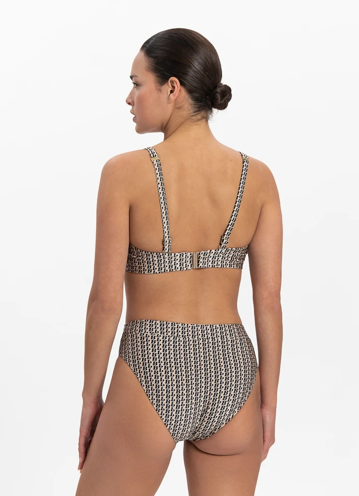 BEACHLIFE Monogram High-waist Bikinibroekje 4 BEACHLIFE Monogram High-waist Bikinibroekje – Bild 2