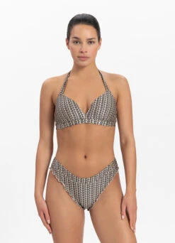 BEACHLIFE Monogram Halter Bikinitop