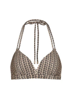 BEACHLIFE Monogram Halter Bikinitop -Beachlife Verkäufe 106 968 front