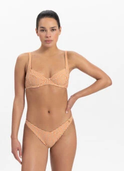 BEACHLIFE Pied De Poule Trend Bikinitop
