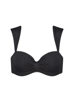 BEACHLIFE Black Swirl Bandeau Bikinitop -Beachlife Verkäufe 118 969 front