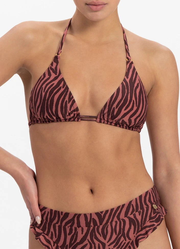 BEACHLIFE Zebra Triangel Bikinitop 4 BEACHLIFE Zebra Triangel Bikinitop – Bild 2