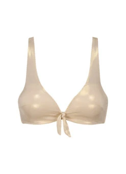 BEACHLIFE Gold Champagne Push-up Bikinitop -Beachlife Verkäufe 121 174 front