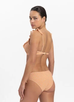 BEACHLIFE Pied De Poule Ruffle Bikinitop -Beachlife Verkäufe 125 176 209 176 3