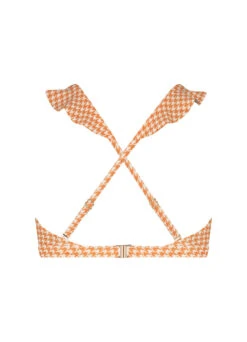 BEACHLIFE Pied De Poule Ruffle Bikinitop -Beachlife Verkäufe 125 176 back2