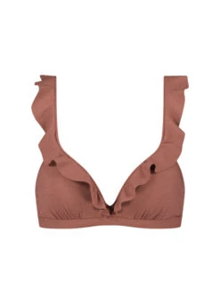 BEACHLIFE Rouge Shimmer Ruffle Bikinitop -Beachlife Verkäufe 125 573 front