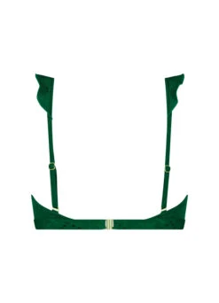 BEACHLIFE Green Embroidery Ruffle Bikinitop -Beachlife Verkäufe 125 717 back