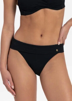 BEACHLIFE Black Swirl Omslag Bikinibroekje