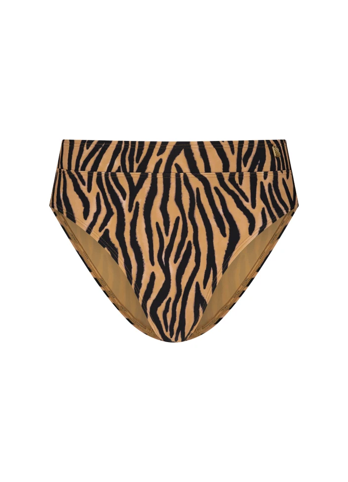 BEACHLIFE Soft Zebra High-waist Bikinibroekje 5 BEACHLIFE Soft Zebra High-waist Bikinibroekje – Bild 3