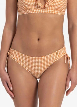 BEACHLIFE Pied De Poule Lace-up Bikinibroekje