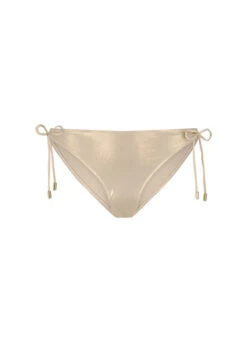BEACHLIFE Gold Champagne Strik Bikinibroekje -Beachlife Verkäufe 217 174 front
