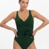 BEACHLIFE Green Embroidery Overslag Badpak -Beachlife Verkäufe 308 717