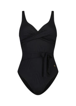 BEACHLIFE Black Swirl Overslag Badpak -Beachlife Verkäufe 308 969 front