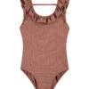 BEACHLIFE Rouge Shimmer Meisjes Ruffle Badpak -Beachlife Verkäufe 361 573 front