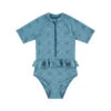 BEACHLIFE Blue Embroidery Meisjes Badpak -Beachlife Verkäufe 373 623 front