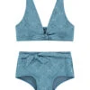 BEACHLIFE Blue Embroidery Meisjes Strik Bikiniset -Beachlife Verkäufe 563 623 front