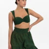 BEACHLIFE Green Embroidery Rokje -Beachlife Verkäufe 812 717