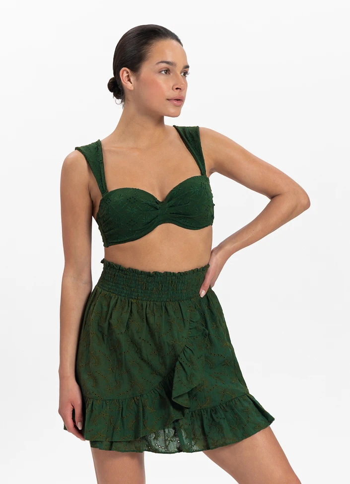 BEACHLIFE Green Embroidery Rokje 3 BEACHLIFE Green Embroidery Rokje