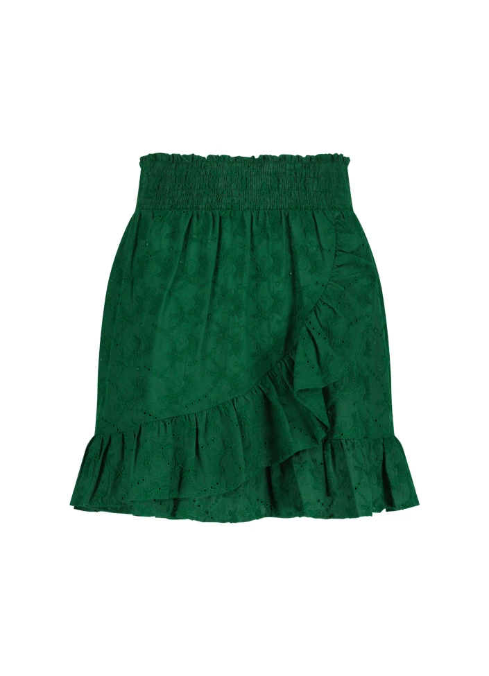 BEACHLIFE Green Embroidery Rokje 5 BEACHLIFE Green Embroidery Rokje – Bild 3