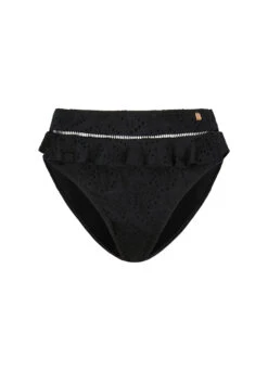 BEACHLIFE Black Embroidery High-waist Bikinibroekje -Beachlife Verkäufe beachlife black embroidery bikinibroekje 265218 966 front 1